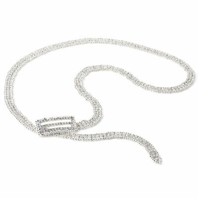 FashionFantasia Wholesale Body Accessories Belts Sashes BT330002 59143 BA00110 Silver Clear 2 OP