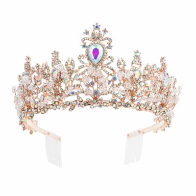 Tiara Birdal Pageant HP00681 TR7023 RoseGold AB Rainbow.jpg